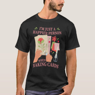 Camiseta Hobby Card Making Handmade Crafapbooking Car