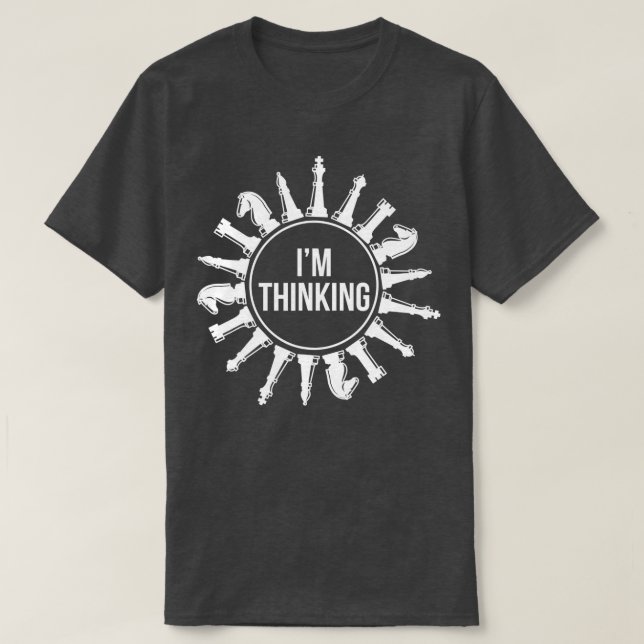 Camiseta Hobby Chess Player Gira Strategy Chess (Diseño del anverso)