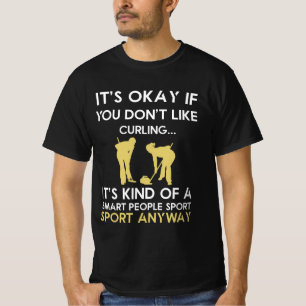 Camiseta Hobby Curling Deportes regalo de diseño de arte p