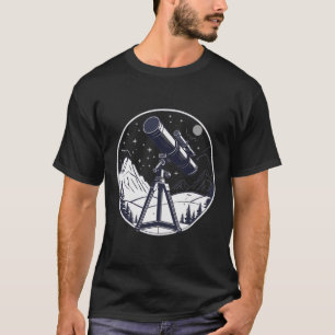 Camiseta Hobby de astronomía del telescopio estelar