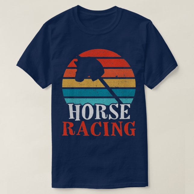Camiseta Hobby de caballos de caballo de Carreras de caball (Diseño del anverso)