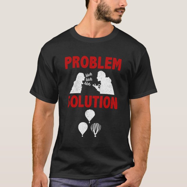 Camiseta Hobby de solución de problemas del piloto de globo (Anverso)