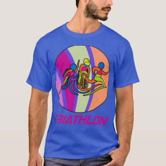 Camiseta Hobby de Triatlón en un círculo