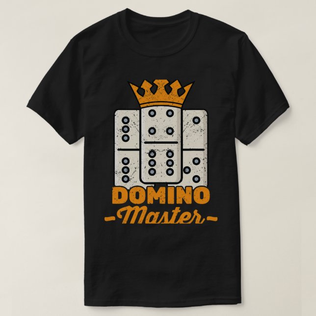 Camiseta Hobby del jugador del torneo maestro Dominoes Domi (Diseño del anverso)