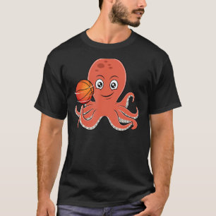 Camiseta Hobby Deportivo De Baloncesto De Octopus Cuadros