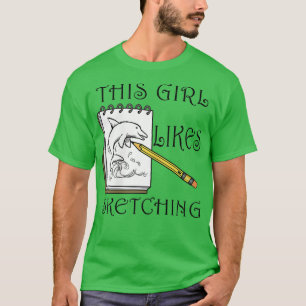 Camiseta Hobby Designer Illustrator Artwork Sketching