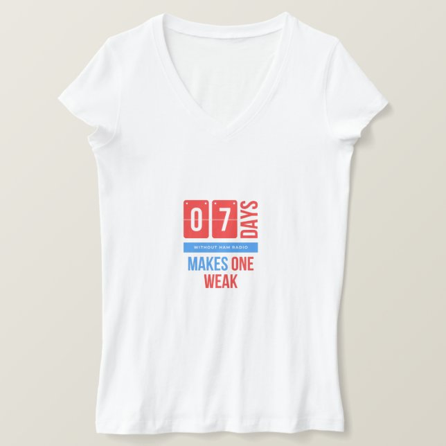 Camiseta Hobby divertido de radio ham (Anverso del diseño)