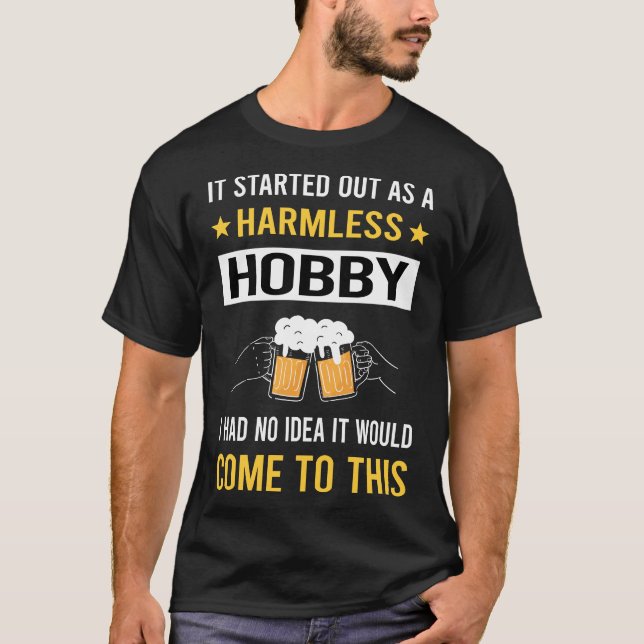 Camiseta Hobby Hobby Beer Hogar Brewer Brewer (Anverso)