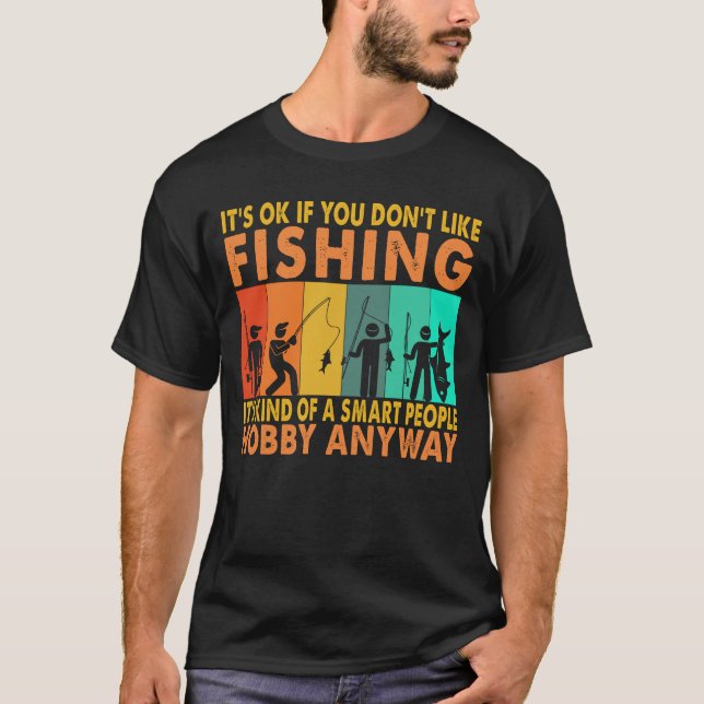 Camiseta Hobby Hobby Mens, un amante de la pesca más divert (Anverso)
