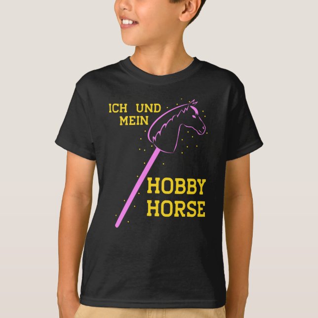 Camiseta Hobby Horse Steckenhorse Rider dice (Anverso)