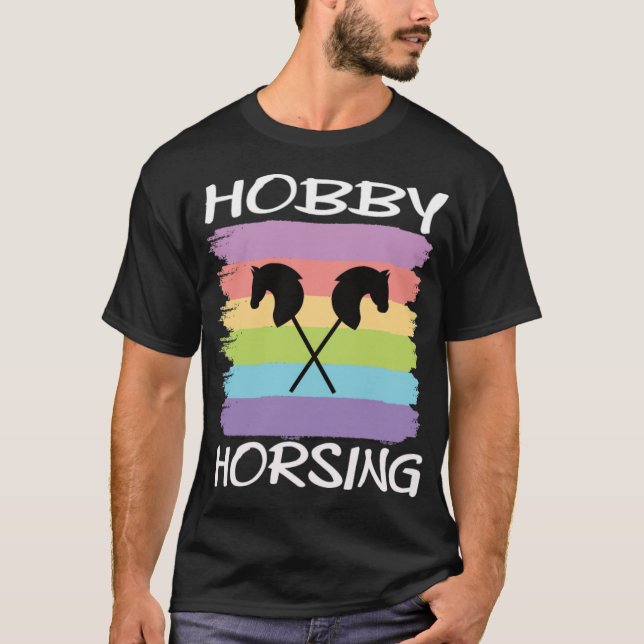 Camiseta Hobby Horsing Stick Hípica (Anverso)