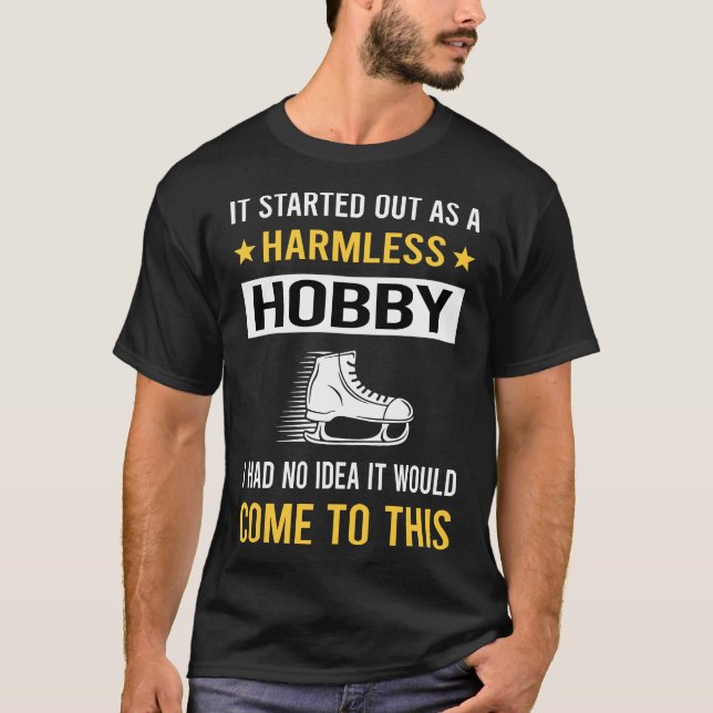 Camiseta Hobby Ice Skate Skater (Anverso)