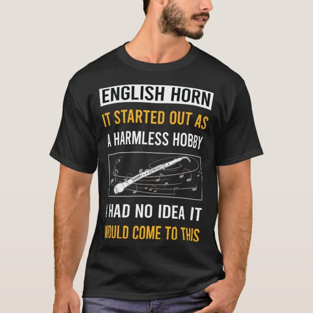 Camiseta Hobby inofensivo inglés Horn Cor Anglais (Anverso)