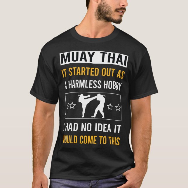 Camiseta Hobby inofensivo Muay Thai (Anverso)