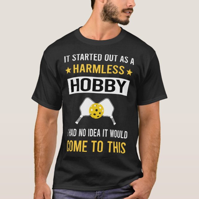 Camiseta Hobby Pickleball inofensivo (Anverso)