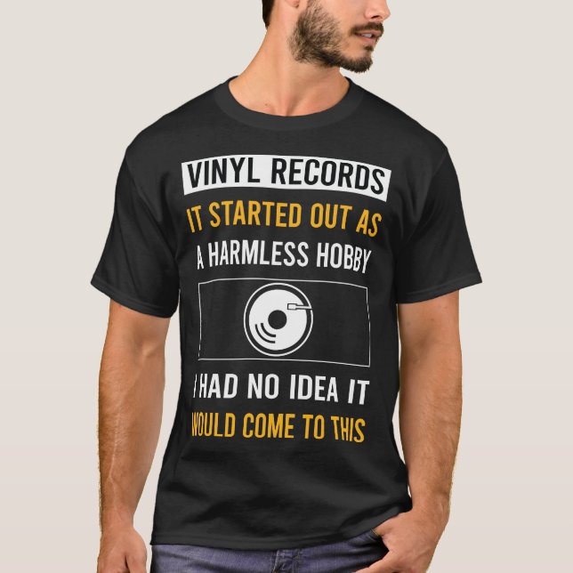 Camiseta Hobby Vinyl Records (Anverso)