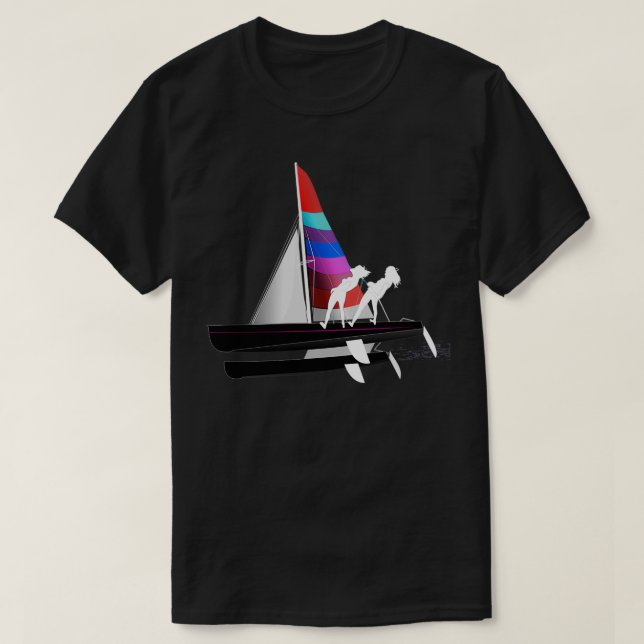 Camiseta Hobie 18 Catamarán F18 (Diseño del anverso)