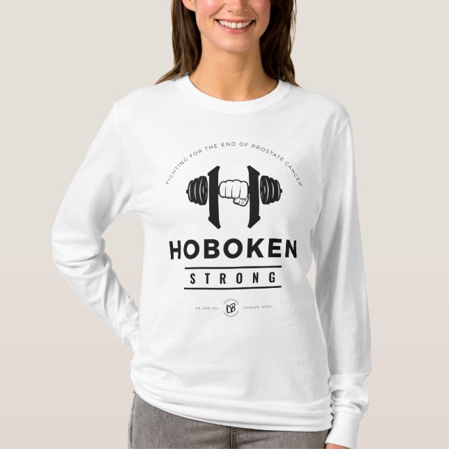 Camiseta Hoboken Strong / slv largo de las mujeres (Anverso)