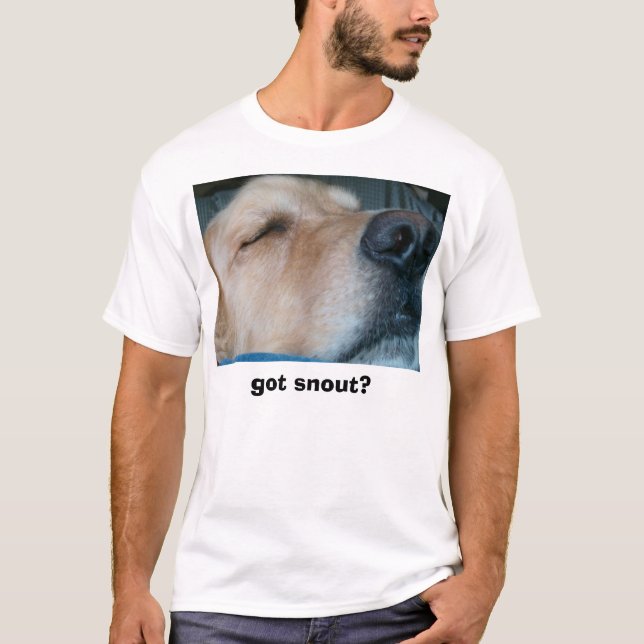 Camiseta ¿Hocico conseguido? (Anverso)