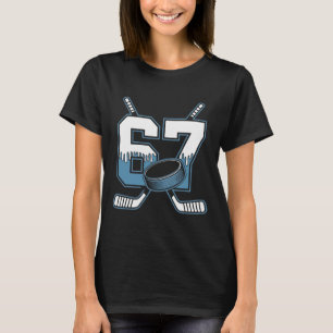 Camiseta Hockey 67 Seis Siete Alpha Slang 6 7 Meme Niños Ta