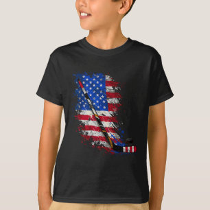 Camiseta Hockey Bandera Americana 4 De Julio