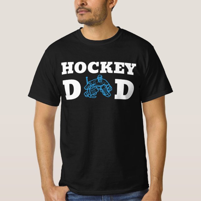 Camiseta Hockey Dad Goalie Icehockey Dad Vater Papa Daddy (Anverso)