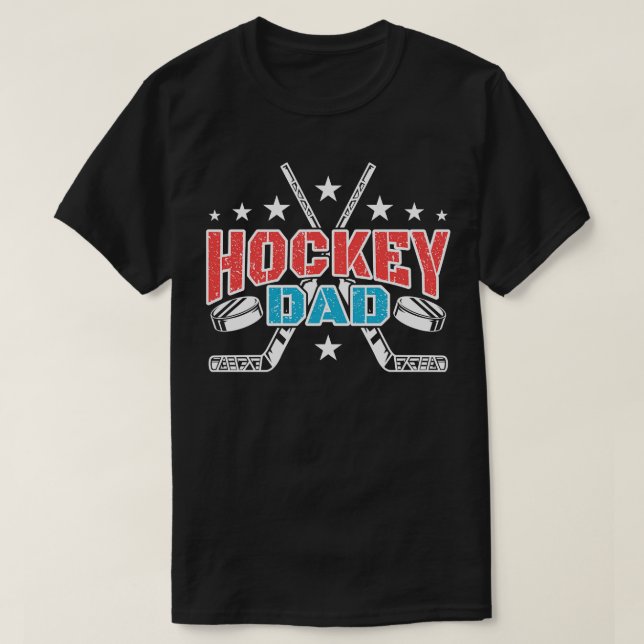 Camiseta Hockey Dad Hockey sobre hielo (Diseño del anverso)