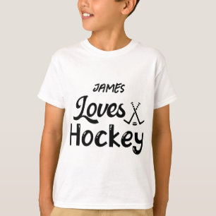 Camiseta Hockey de amor personalizado