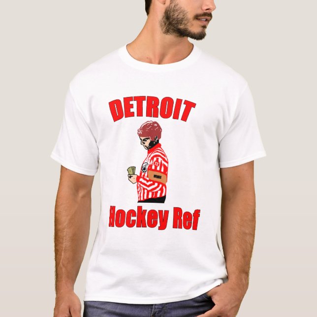 Camiseta Hockey de Detroit Ref T-Shirt (Anverso)
