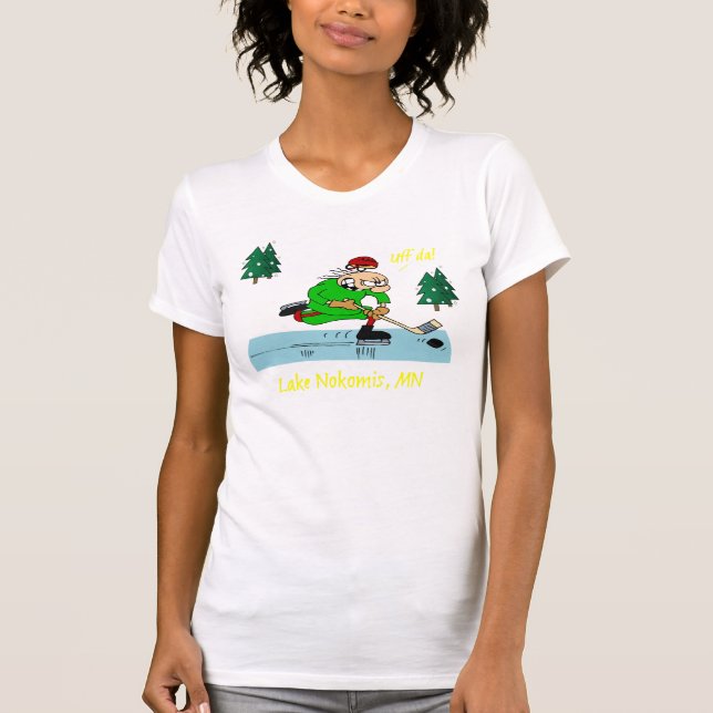 Camiseta Hockey de la charca de Minnesota (Anverso)