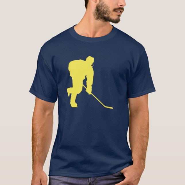 CAMISETA HOCKEY DEL AZUL Y DEL ORO (Anverso)