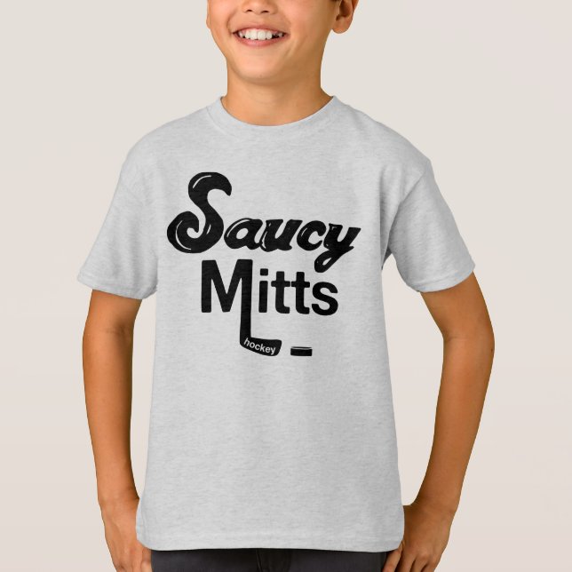Camiseta Hockey descarado de los mitones de los niños (Anverso)