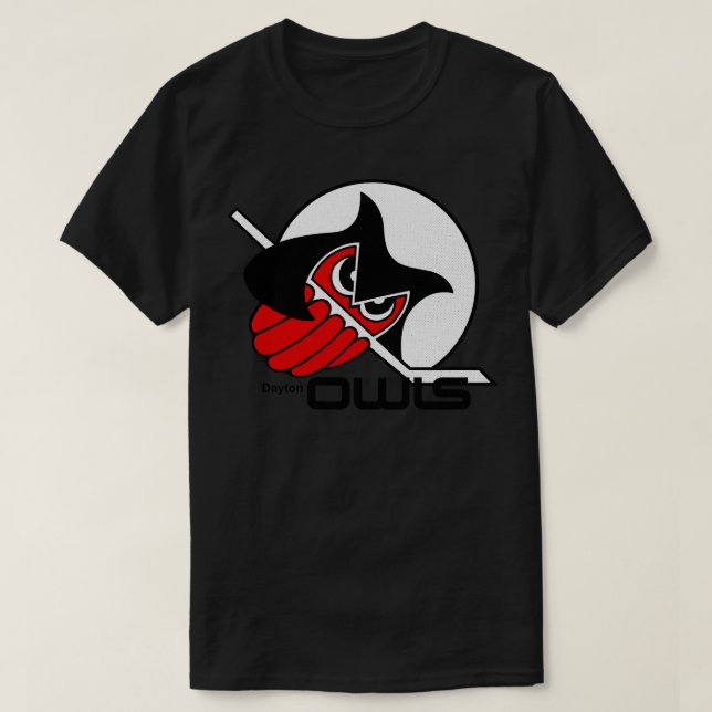 Camiseta Hockey Deunct Dayton Owls 1977 (Diseño del anverso)