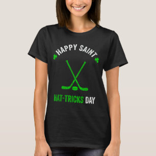 Camiseta Hockey día de San Patricio chicos hombres trébol h