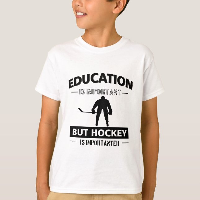 Camiseta Hockey divertido (Anverso)