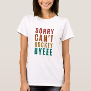 Camiseta Hockey divertido