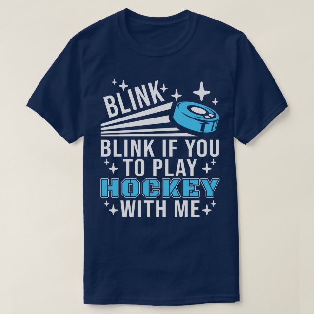Camiseta Hockey divertido (Diseño del anverso)