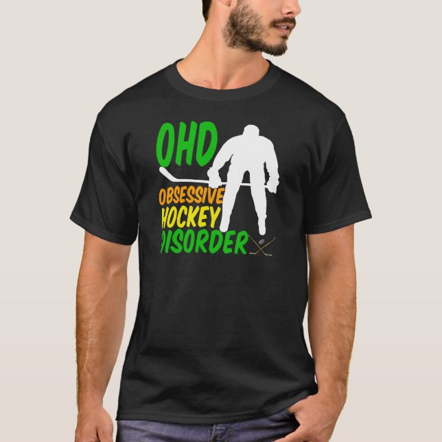 Camiseta Hockey divertido (Anverso)