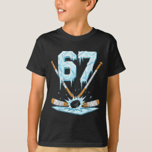 Camiseta Hockey Divertido 67 Meme 6-7 Seis Siete Gen Alfa H