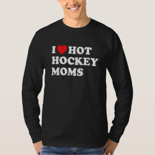Camiseta Hockey divertidos me encantan las mamás de hockey