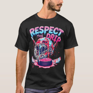 Camiseta Hockey Drip Para Niños Helado Drip Juventud Divert