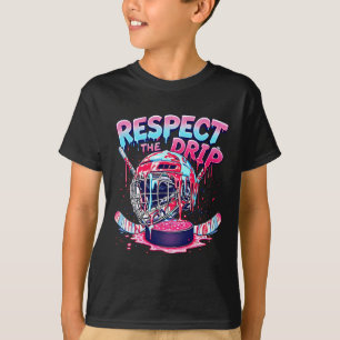 Camiseta Hockey Drip Para Niños Helado Drip Juventud Divert