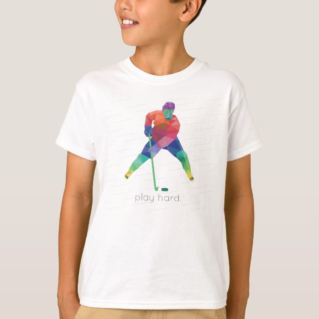 Camiseta Hockey duro Origami del juego (Anverso)