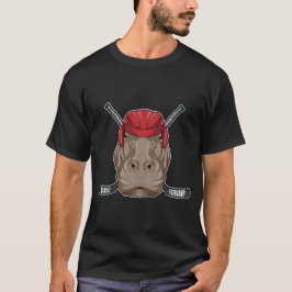 Camiseta Hockey Hippo Hockey sobre hielo Palo de hockey sob
