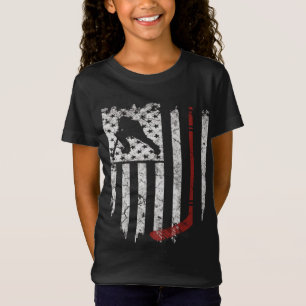 Camiseta Hockey Hockey Americanos Hombres Bandera de EEUU