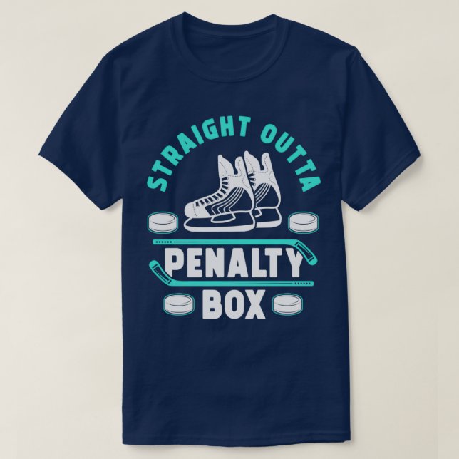 Camiseta Hockey Hockey Hockey Hockey Hockey PENALIDAD CAJA  (Diseño del anverso)