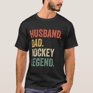 Camiseta Hockey Hockey Marido Papá Leyenda de Hockey Vintag