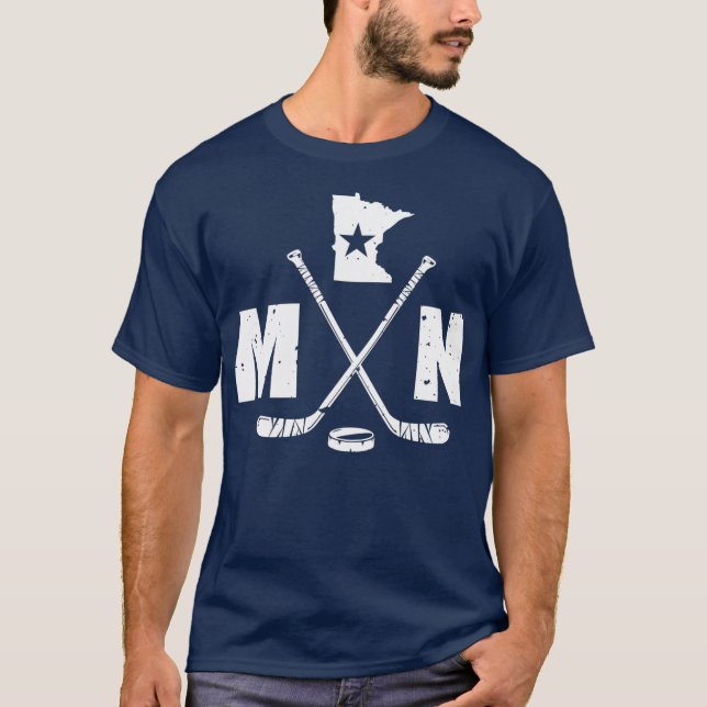 Camiseta Hockey Hockey Sobre Hielo Regalo Del Estado Del Ho (Anverso)