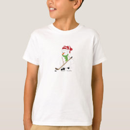 Camiseta Hockey Jugando a Snowman