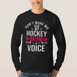 Camiseta Hockey Mamá Equipo Jugador Madre S Day Juego De Hi